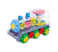 Jouet Moteur De Train - Jouet Électrique Musical, Jeu De Jeu Amusant Pour enfant | Trains Transparents Avec Des Lumières LED, Jouet Alimenté Par Batterie À 360,