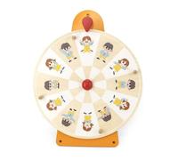 Jouet mural - Viga - Roue des émotions - En bois - 12 illustrations - Pour enfants à partir de 3 ans