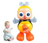 Jouet Musical Abeille dansante - Amusant interactif Lumineux, développement sensoriel éducatif, activité d'apprentissage engageante, Divertissement avec mouvements colorés, Jeu Stimulant |