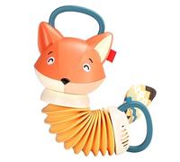Jouet Musical accordéon pour Enfant,Hochets Bébé,Jouets Éducatifs Musicaux, Jouet accordéon bébé Dessin animé Renard Hochet Sensoriel de Développement pour Tout-Petits Garçons et Filles de 3 à 12 Mois