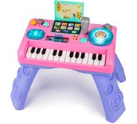Jouet Musical Bebe 3 6 9 12 18 Mois,Table de Mixage DJ avec Piano,Table Activité Bébé Platine DJ Jeux Musique Enfant 1 2 3