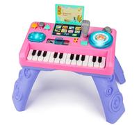 Jouet Musical Bebe 3 6 9 12 18 Mois, Table de Mixage DJ avec Piano, Table Activité Bébé Platine DJ Jeux Musique Enfant 1 2 3 an, Cadeau Naissance Anniversaire Fille Garcon 1 2 3 Ans