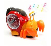 Jouet musical bébé Jouet électrique pour bernard-l'hermite son et lumière omnidirectionnels Lumières LED Jouet interactif