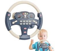 Jouet musical de conduite pour enfants: volant rechargeable, unité de contrôle de simulation, son de lumières interactives | Jouet éducatif pour les jeux de fiction pour les plus petits Activités de