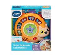 VTech - Tambourin Super Tambourin Lumi Magique - Hérisson, Jouet musical, Dès 1 an