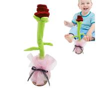 Jouet musical éducatif amusant pour parler dansant, jolies fleurs de luxe dansantes, jouet musical interactif, recharge USB pour bébés filles filles