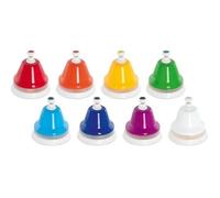 Jouet Musical - GOKI - Lot de 8 Cloches en Métal - Éducation Musicale - 3 ans et plus