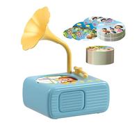 Jouet Musical Gramophone pour Tout-Petits, Gramophone pour Enfant avec 96 Cartes, Tourne-Disque Phonographe pour Enfant - Jouet De Musique Lecteur De Musique D'histoire De Phonographe