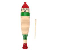 Jouet Musical Guiro en Bois - Instrument De Percussion en Forme De Poisson | Jouets Musicaux À Main en Bois pour , Outil De Formation Musicale pour L'apprentissage , Cadeaux De Fête E