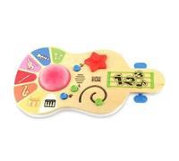 InfiniFUN, Mon Centre d’activités Musicales en Bois, i21503, Jouet Musical en Bois, Jouet d'activité électronique en Bois, éveil Musical, 9 Mois et Plus, Version française