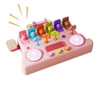 Jouet musical - Jouet éducatif - Piano et batterie avec design bus - Instrument de musique - Jouet pour fille et pour anniversaire, Noël, maternelle