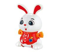 Jouet Musical Lapin,Jeu d'Imitation Interactif - Jouet pour Lapin Electrique Qui Danse et Se Balance - pour Salon Chambre Jardin Déplacements Appartement Garçons Filles Adolescents