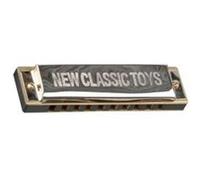 New Classic Toys Instrument à Vent pour débutants Harmonica 10 trous Vient dans une belle boîte de rangement