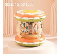 Jouet Musical Pour B¿¿B¿¿",Carrousel,Budg¿¿Taire Lointain,Tambour ¿¿ Main,Montessori,Chant Pr¿¿Coce,Jouet Mentaires Oriel,"Cadeau Pour Tout-Petits De 1 ¿¿ 3 Ans - Type Green Medium Size