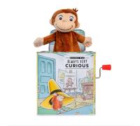 Jouet musical pour b b s, pr f r des enfants, Curious George Jack-in-The-Box