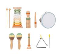 Jouet musical pour bébé - Xylophone - Instrument en bois pour bébé - Pour le développement de la petite enfance - Éducation préscolaire