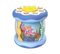 Jouet musical pour , tambour | Jouet musical portable de dessin animé - Jouet sensoriel pour - Jouets musicaux éclairés sur le thème pour apprentissage et divertissement