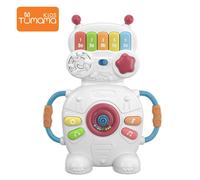 Jouet Musical Robot Piano, Jouets Musicaux À Lumière Douce Pour Les Tout-Petits De 0 À 3 Ans