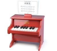 VILAC - Piano rouge 18 touches avec partitions rouge TU