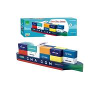 Jouet Naval Vilac - Porte-conteneurs Jacques Saadé - Multicolore - 18 conteneurs aimantés 1