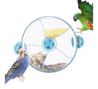 Jouet Nourriture pour Oiseaux - Volant Interactif avec 5 Compartiments, Boîte à Repas Résistant Aux Morsures Pour Perroquets | Jouet d'Intelligence Pour Perruches Calopsittes Cacatoès Et Perruches