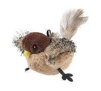 Jouet oiseau en peluche interactif battant - jouets pour chat à plumes avec mouvements réalistes | Les jouets de gazouillis stimulants pour les chats intérieurs, le jouet d'activité de chaton, l'exerc