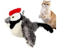 Jouet oiseau interactif pour chats, simulation Flying Bird Toy pour chats intérieurs,Stick taquin d'oiseau battant automatique - Apparence réaliste jouet interactif pour les chatons, les chiens et aut