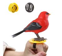 Jouet Oiseau | Oiseau Chantant Électrique | Animal De Compagnie Électronique Bureau Réaliste avec Interaction Parlante pour Tout Petits Utilisable en Extérieur pour Voyage Et Salle D