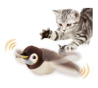 Jouet Oiseau pour Chat, Jouet pour Chat interactif, Jouet Chat Oiseau Qui Bouge, Bird Flapping Chirping Bird Cat Toy