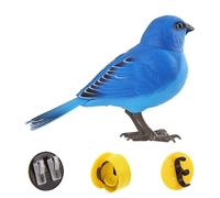 Jouet Oiseau Pour, Jouet pour Tout-Petits, Animal de Compagnie Électronique Parlant Réaliste pour Bureau, Idéal pour Jeu Sensoriel Anniversaire Activités en Extérieur Décoration de Chambre Cadeaux