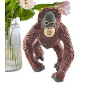 Jouet orang-outan, jouet figurine Silverback Figurine réaliste de singe