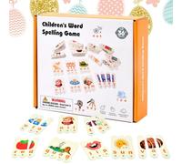 Jouet Orthographe, Jeu De Mots, Puzzle D'alphabet, Jouet d'apprentissage Éducatif, Matériel Solide, Conception Amusante, pour Les, Pratique Scolaire, Enseignement, Tout-Petit, Maternelle