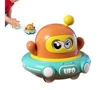 Jouet OVNI à retirer - Mignon bateau de fusée - Jouet sauteur - Jeu éducatif - Changement de visage - Pour jeunes enfants - Pour anniversaire d'enfant - Jardin - Sol