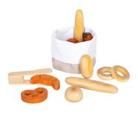 Jouet Panier de petit déjeuner en bois - SMALL FOOT - 11444 - 12 pièces - Pour enfant à partir de 3 ans