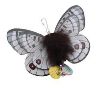 Jouet Papillon pour Chat - Attache à Plumes, Jouet Compact pour Animal de Compagnie, Appareil interactif coloré, Accessoire Robuste pour Chaton, Jouet Portable | Activité Amusante stimulante