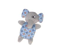 Jouet peluche éléphant avec herbe à chat Nobby Pet Bleu 14 cm