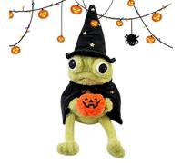 Jouet Peluche Grenouille Décoration en peluche de grenouille sorcière | Doudous Doux pour Dortoir Canapé Sofa Lit Salon Maison Fête d'Anniversaire
