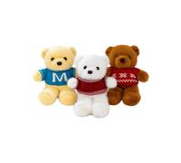 Jouet - Peluche - Ours en peluche avec pull - 82952 - 25 cm x 20 cm - Modèle aléatoire