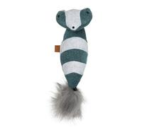D&D HOME-Jouet pour chat de grande taille coloris bleu raton laveur cuddle Europet - 40 x 11 x 10 cm