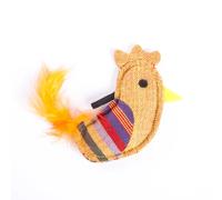 Jouet peluche pour chat coq Martin Sellier Jaune TU