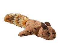 Jouet peluche pour chat cork ecureuil avec grande queu Duvoplus Marron 17x8x4 cm