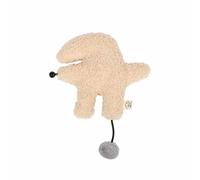 Jouet peluche pour chat coussin de frappe D&D Home Bix Beige 26x5x31 cm