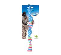 Jouet peluche pour chat farandole Duvoplus Bleu 17x3x3 cm