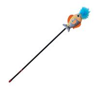 Jouet peluche pour chat Nobby Pet Wedel Mit Fisch Noir 41 cm