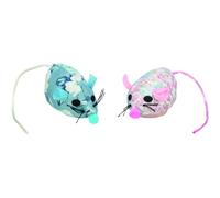 Jouet peluche pour chat souris Trixie Bleu TU