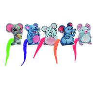 Jouet peluche pour chat souris Trixie Gris TU