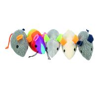 Jouet peluche pour chat souris Trixie Gris TU