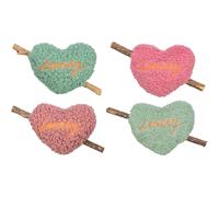 Jouet peluche pour chat Trixie Matatabi Cœur Multicolore 12 cm