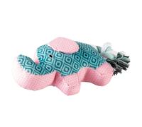 Jouet peluche pour chien Duvoplus Elephant Bleu 24x11x5 cm