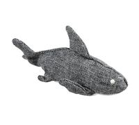 Jouet peluche pour chien Duvoplus Requin Gris 20x11x10 cm